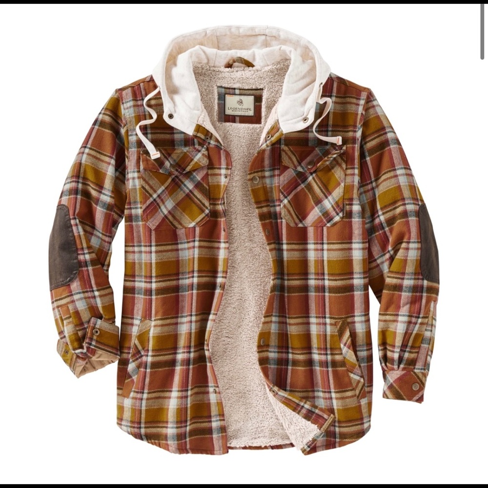 2XL Legendary Whitetails: Berber Lined Hooded Flannel